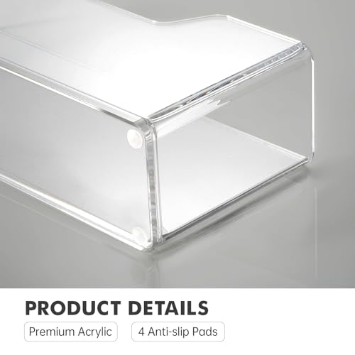 Clear Acrylic Vertical Guest Towel Holder (Clear Guest Towel Holder (Large))