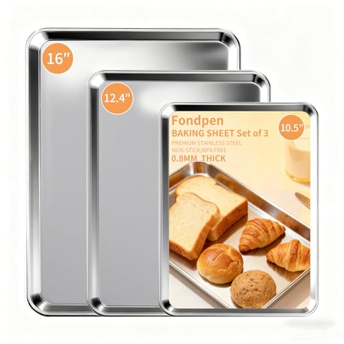 Baking Sheet Set of 3 (10.5/12.4/16 inch)