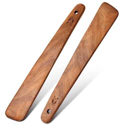 12" Teak Wooden Spatula for Cooking (2PCS Wooden Spatula)