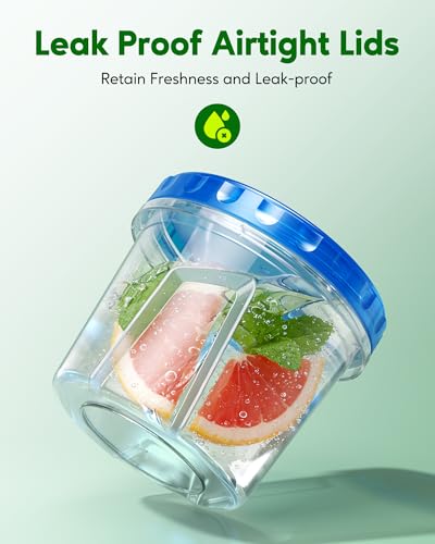 8 Pack 24 OZ Freezer Storage Containers (8pcs)