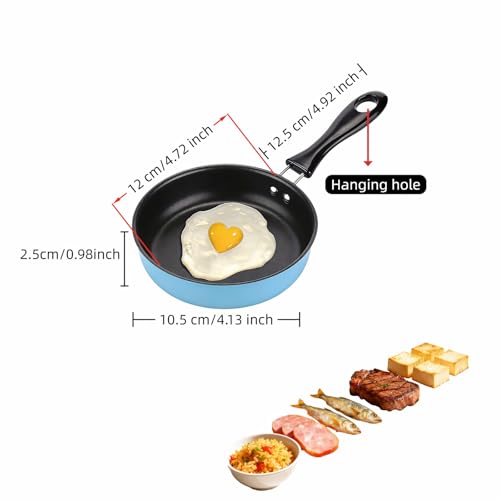 4.7 Inch Mini Frying Pan (Blue)