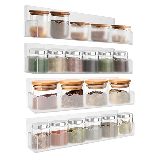 12 inch Spice Rack Wall Mounted (12" / Frost)