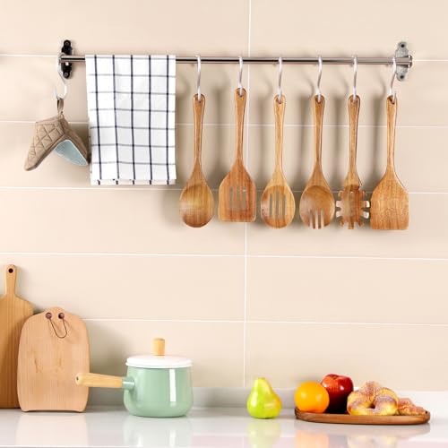 Wooden Cooking Utensils (6 PCS SET / Natural)