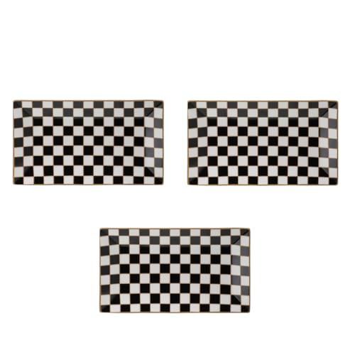 Checker Black and White 12 (12 inches)