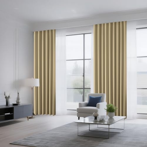 Beige Blackout Curtains Customize (Beige / Customsize)