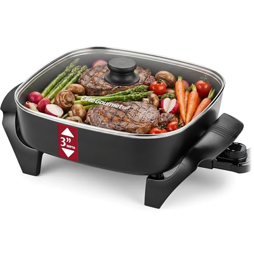 12" PFAS Free Ceramic Electric Skillet (7.5 Qt)
