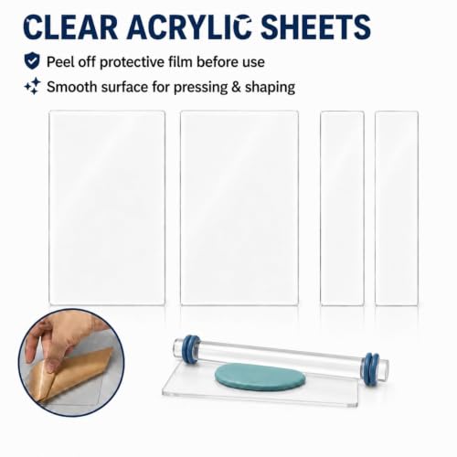 16pcs Polymer Clay Tools kit (12 clear)