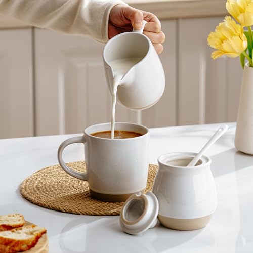 10oz Sugar Bowl & 13oz Creamer Set (Cream & Sugar Set / White)
