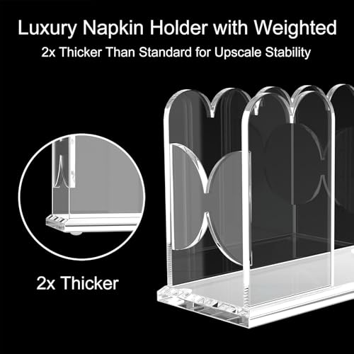 UGUNU Acrylic Napkin Holder (Guest Towel Holder (Variant 2))