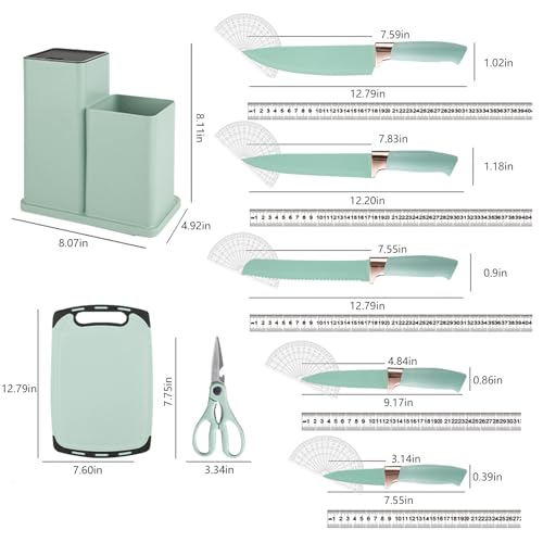 Cooking Utensils Set (Light Green 19 PCS Set)