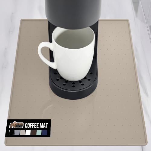 Silicone Coffee Mat (Almond / 10" X 14")