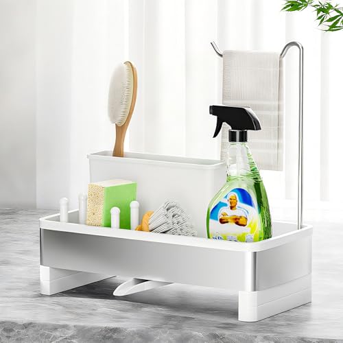Sponge Holder for Kitchen Sink (E-white)
