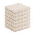 100% Cotton Terry Kitchen Towels (Beige / 13 X 28 - 6 Pack)