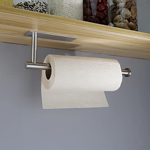 Paper Towel Holder for Kitchen (Silver)