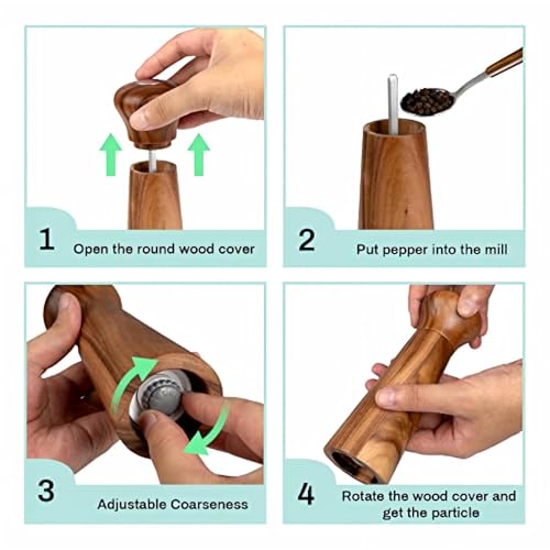 Wooden Pepper Grinder (7.3inch-1)