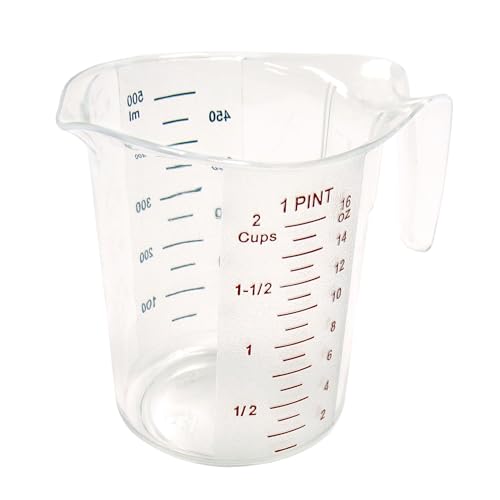1 Pint Clear Plastic Measuring Cup (1 Pint / Clear)