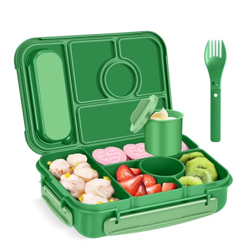 Bento Box Adult Lunch Box Kids (Emerald Green)