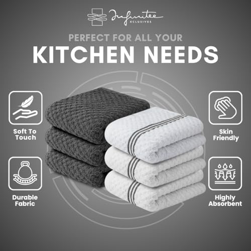 Kitchen Towels (Grey / 15 x 25)
