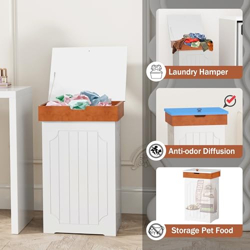 Trash Can Cabinet (White)
