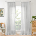 Curtains 84 Inch Length 2 Panels Set for Living Room (Light Grey / 42"W x 84"L (Pack of 2))