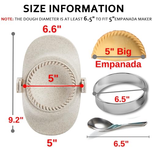 Empanada Maker Press (5" / White)