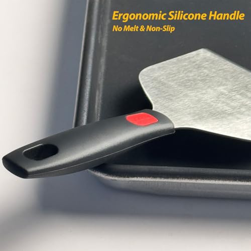 Wide Griddle Scraper (Grill Scraper_Silicon Handle)