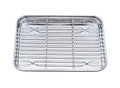 Toaster Oven Pan with Cooling Rack (10.4 x 8.1 x 1 inch)