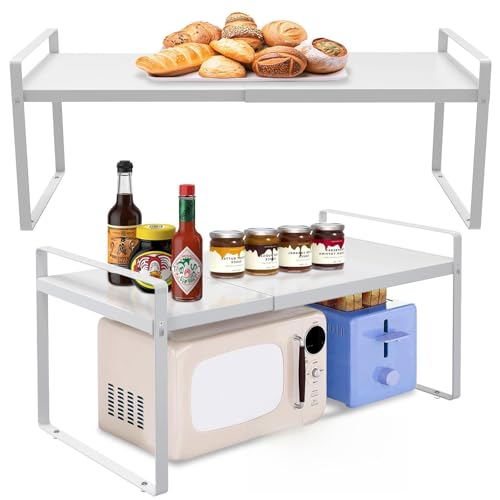 Adjustable Kitchen Shelf Organizer 9" (9" wide ( 2 PACK))