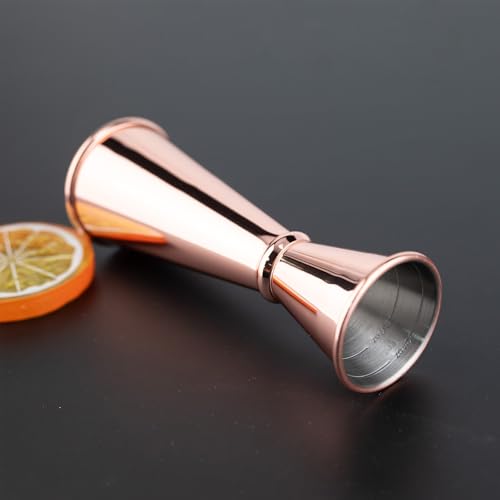 2 Pcs Jigger for Bartending (2 count / Rose)