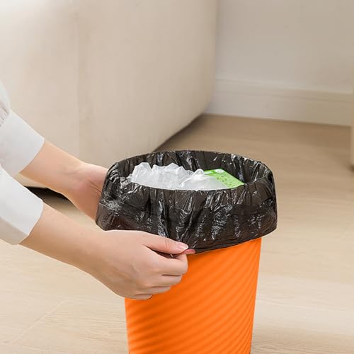 Trash Can Small Waste basketbin (Orange)