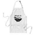 Whack it in a Wok Kitchen Apron Hilarious Gifts Color (Whack It in a Wok / 28" L x 24")