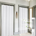 Curtains for Bedroom Living Room Dining Room Office 84 inches Long (Pure White / 42"W x 84"L (Pack of 2))
