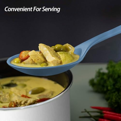 Silicone Spoons for Cooking (Starry Blue)