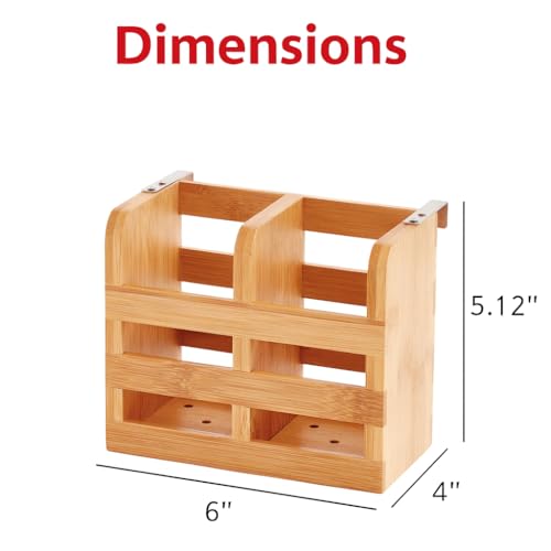 Bamboo Dish Rack Caddy (Drying Rack Caddy)