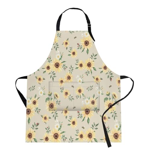 Apron with Pockets (Sunflowers 2)