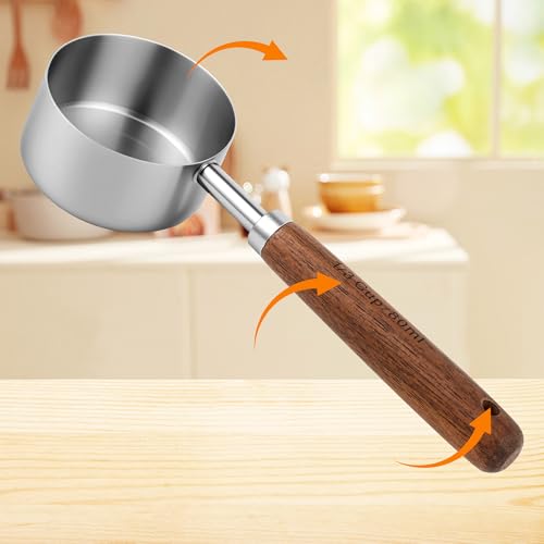 Measuring Cups and Spoons Set 8 (Siliver)
