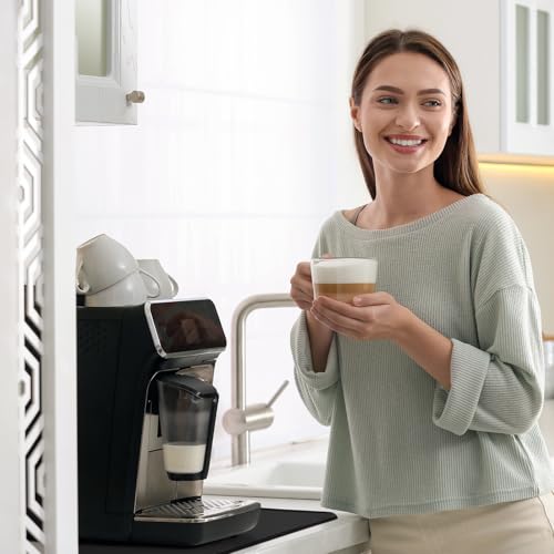2 Pcs Silicone Coffee Maker Mat with Raised Edges 19. 7'' x 15'' Rubber Countertops Coffee Pad for Automatic Espresso Machines Accessory Appliance