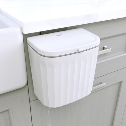 Roomate Under Counter Waste Bin (White Plastic / 7 L)