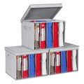 Sweater Organizers Clothes Organizer for Closet (Grey Pattern)