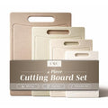 Non Slip Cutting Board Set (4 Cutting Boards / Brown)