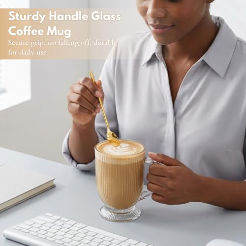 Clear Glass Coffee Mugs Set of 4 (Clear / Set of 4)