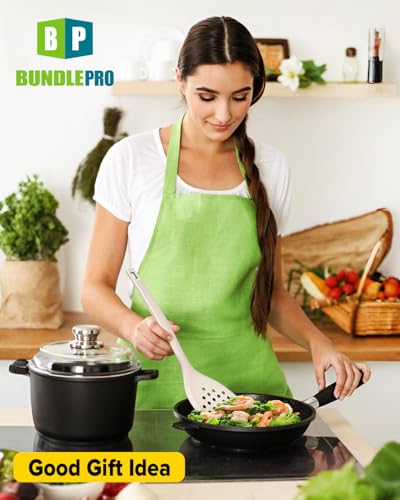 Silicone Cooking Utensils Set (Khaki)