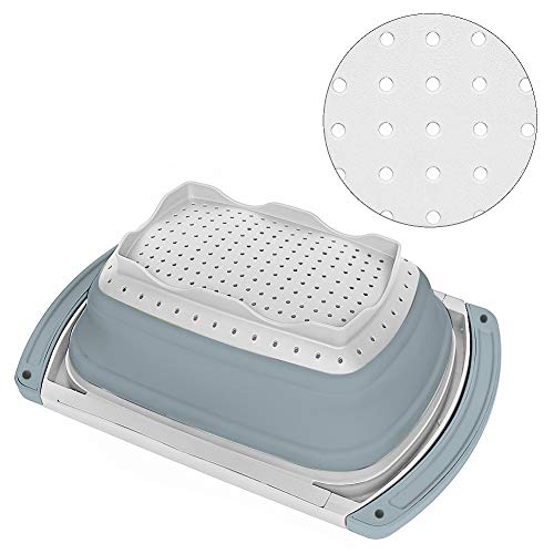 Collapsible Colander (Grey&White)