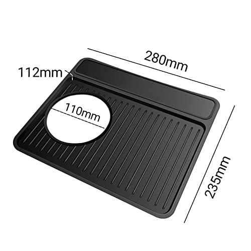Tamping Mat for Breville 870 (Black / Coffee Mat for Breville 870/880)