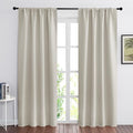 Curtains for Bedroom Living Room Nursery Office 72 inches Long (Natural / 42"W x 72"L (Pack of 2))