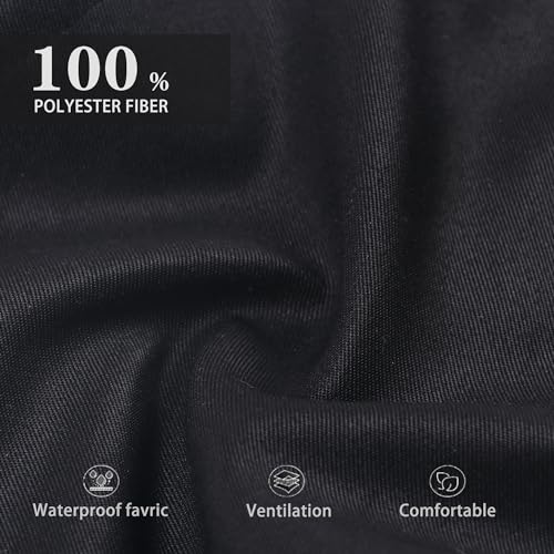 Server Apron with 5 Pockets (Black)
