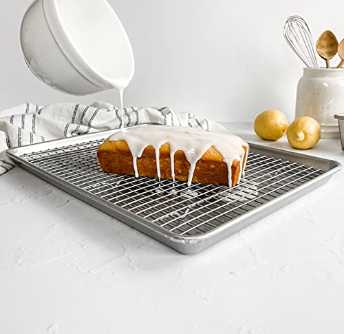 Jelly Roll Baking Pan and Bakeable Cooling Rack (Jelly Roll (Pack of 1) / Jelly Roll Pan & Rack Set)
