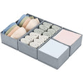 Drawer Organizers Clothes (Gray / 4 Pack)