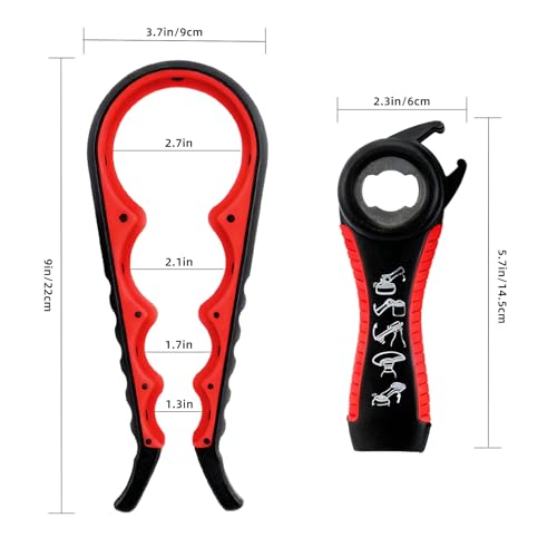 Bottle Opener for Arthritic Hand (B-red)