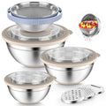 Mixing Bowls with Lids (Khaki)